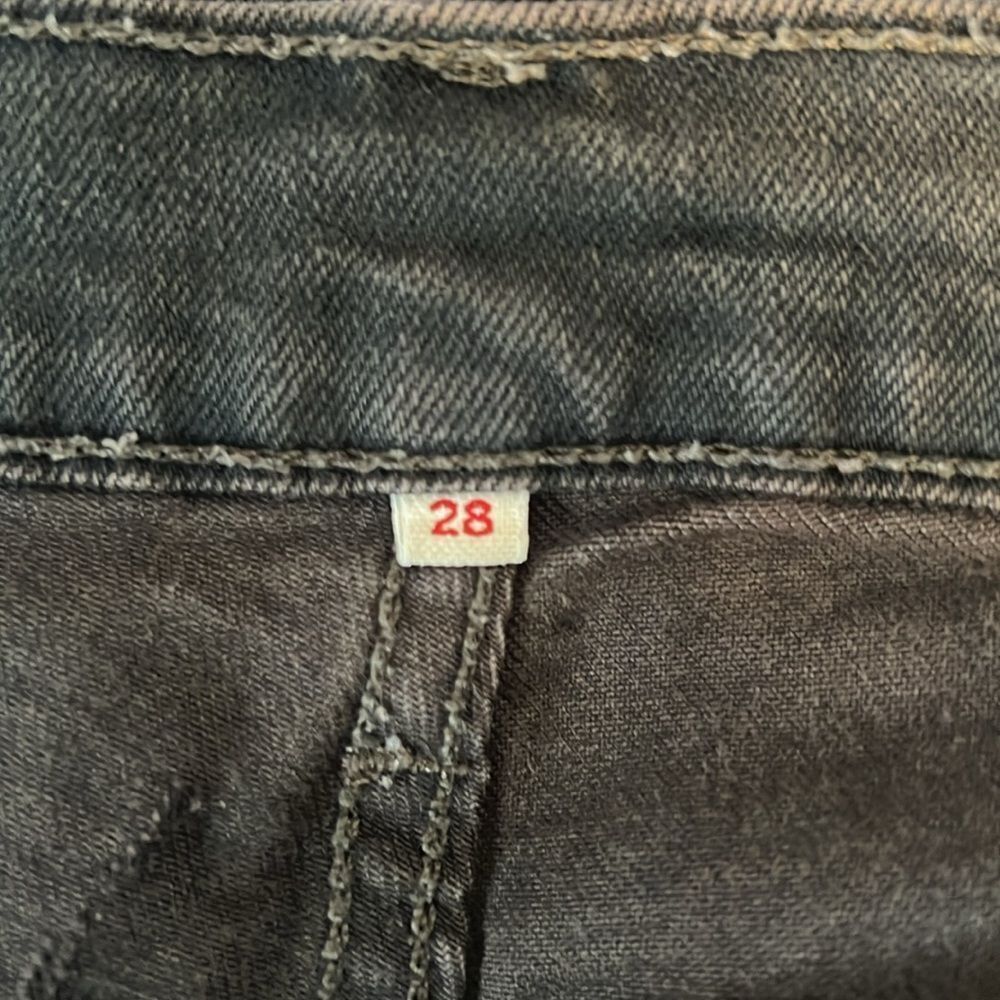 Levi’s Black Button Fly‎ High Rise Jeans Size 28 - Picture 11 of 13